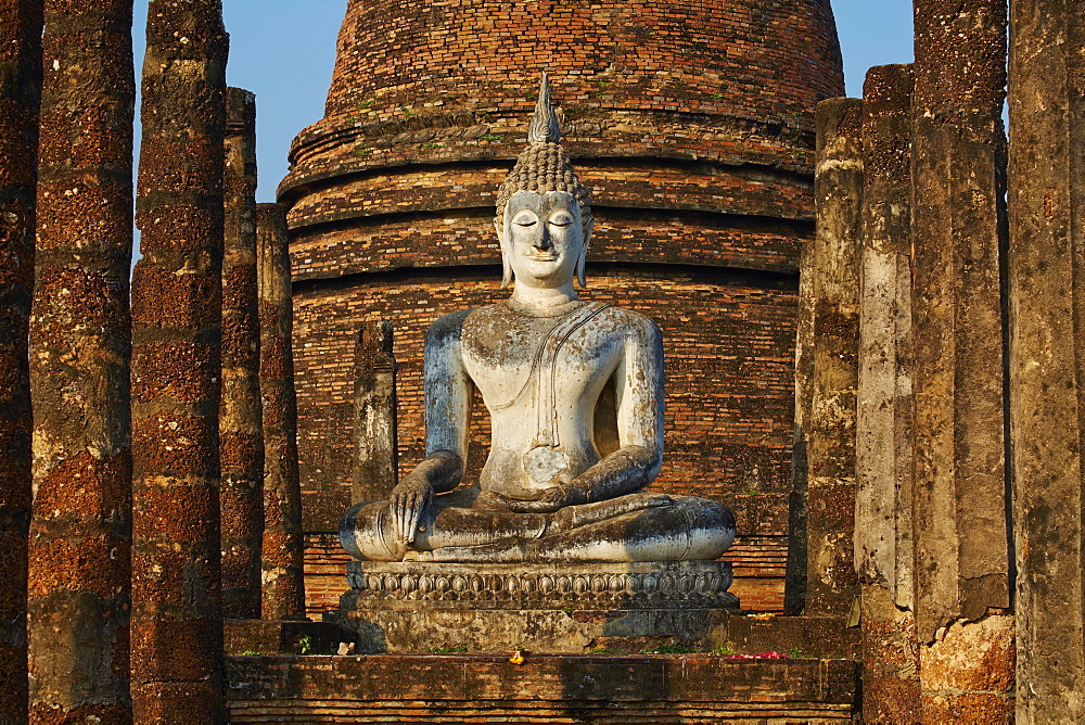 Wat Sa Sri, Sukhothai Historical Park, UNESCO World Heritage Site, Sukhothai, Thailand, Southeast Asia, Asia