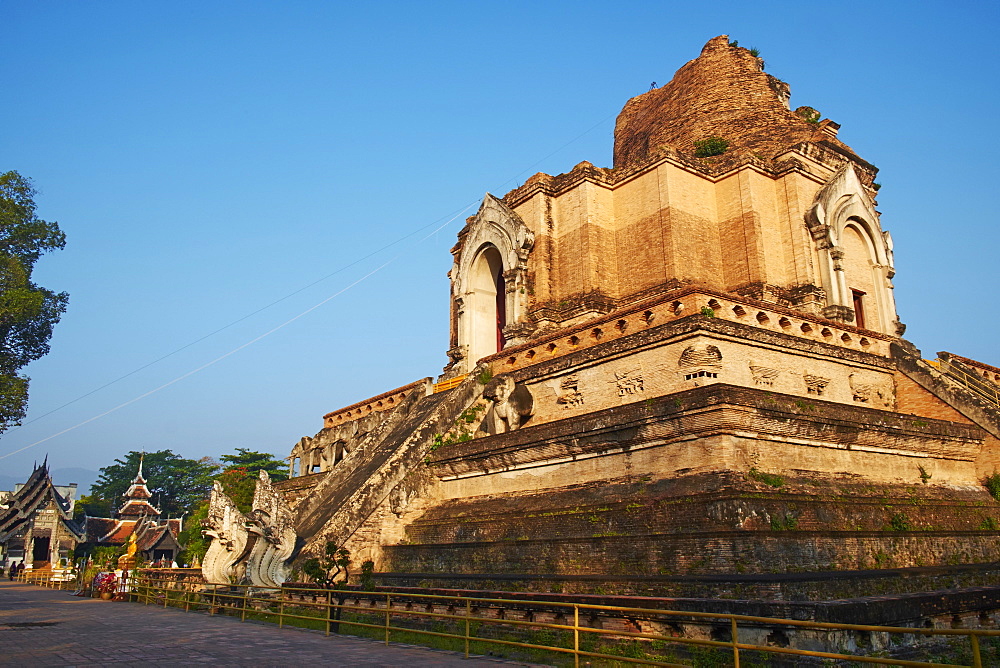 Wat Chedi Luang, Chiang Mai, Thailand, Southeast Asia, Asia