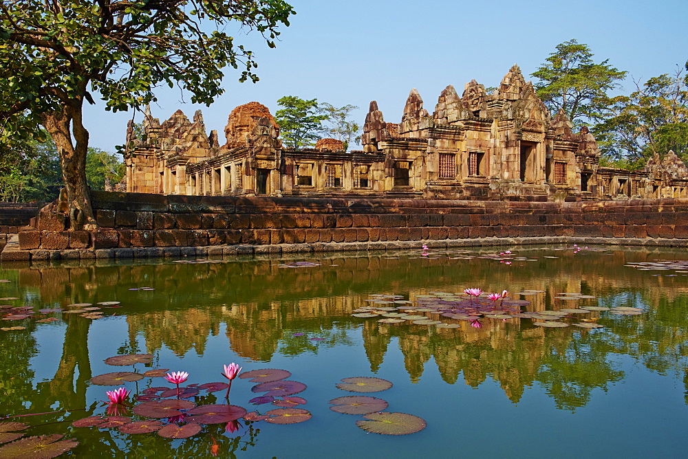 Muang Tham Temple, Khmer temple from period and style of Angkor, Buriram Province, Thailand, Southeast Asia, Asia