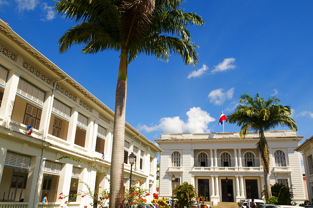 City hall, Fort-de-France, Martinique, French Overseas Department, Windward Islands, West Indies, Caribbean, Central America