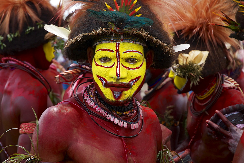 Sing Sing of Mount Hagen, a cultural show with ethnic groups, Mount Hagen, Western Highlands, Papua New Guinea, Pacific