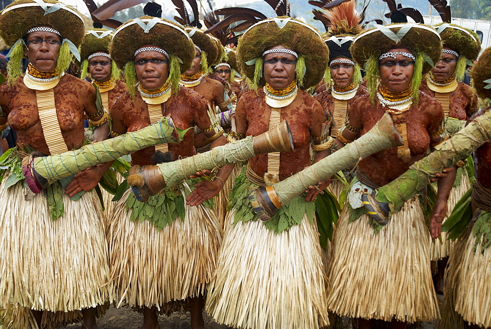 Sing Sing of Mount Hagen, a cultural show with ethnic groups, Mount Hagen, Western Highlands, Papua New Guinea, Pacific