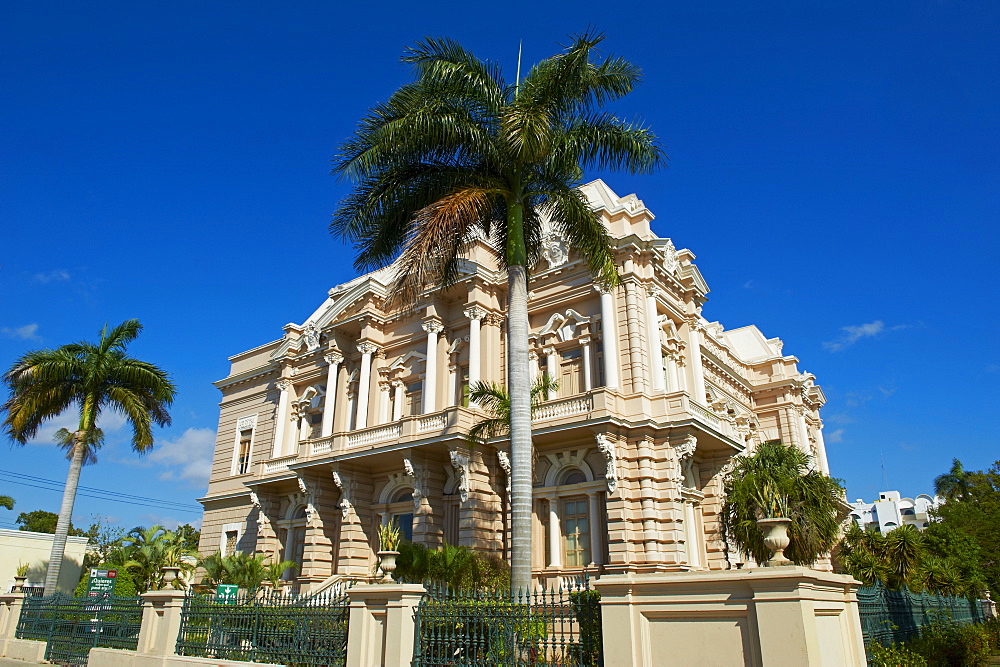 Regional Museum of Anthropology, housed in a 19th century building, Paseo de Montejo, Merida, Yucatan State, Mexico, North America