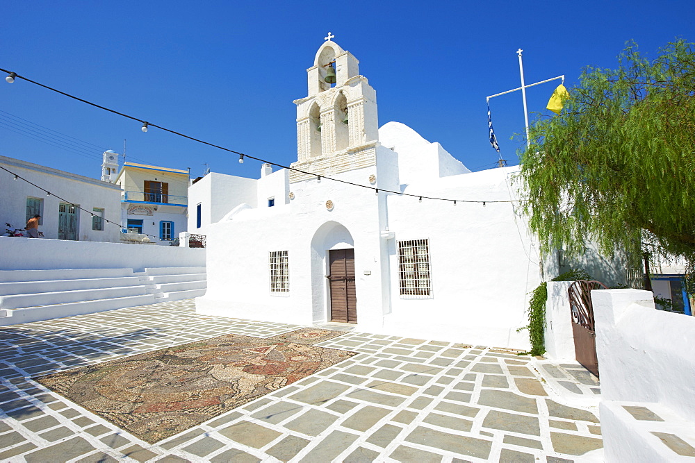 Agia Triada church, Adamas, Milos, Cyclades Islands, Greek Islands, Greece, Europe