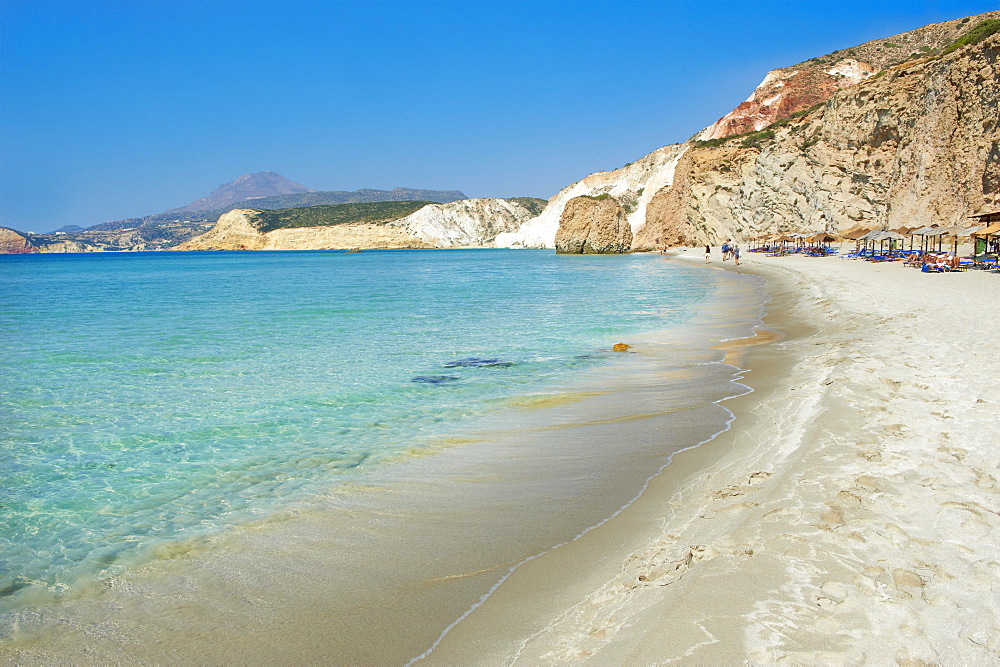 Firiplaka Beach, Milos, Cyclades Islands, Greek Islands, Aegean Sea, Greece, Europe