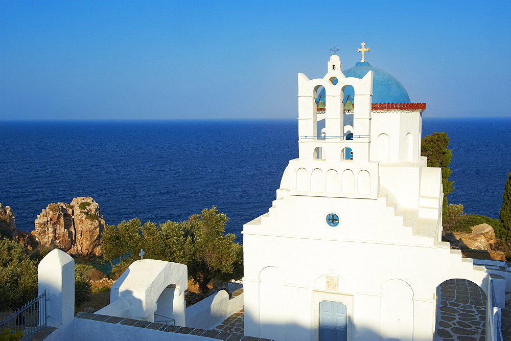 Panagia Poulati, monastery, Sifnos, Cyclades Islands, Greek Islands, Aegean Sea, Greece, Europe