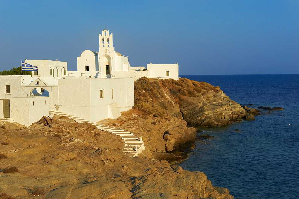 Panagia Chryssopigi monastery, Sifnos, Cyclades Islands, Greek Islands, Aegean Sea, Greece, Europe