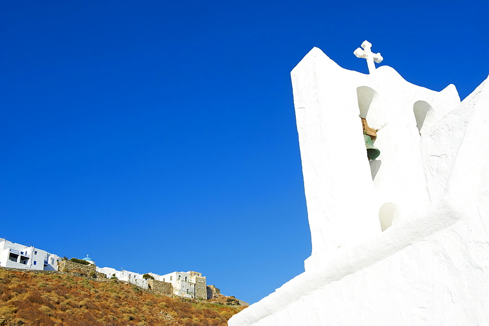 The church of Seven Martyrs, Kastro village, Sifnos, Cyclades Islands, Greek Islands, Greece, Europe