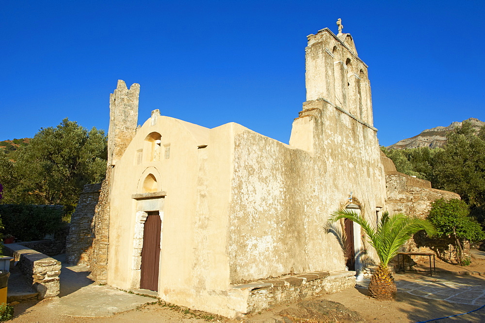 Panagia Drossiani, Byzantine style church, Moni, Naxos, Cyclades Islands, Greek Islands, Greece, Europe