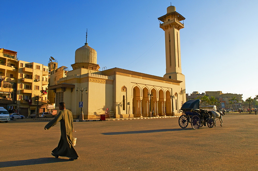 Mosque of Abu el-Haggag, Luxor, Egypt, North Africa, Africa