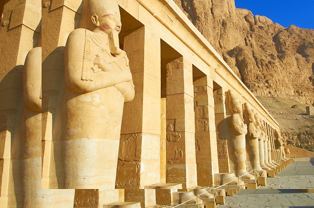 Temple of Hatshepsut, Deir el Bahari, Thebes, UNESCO World Heritage Site, Egypt, North Africa, Africa