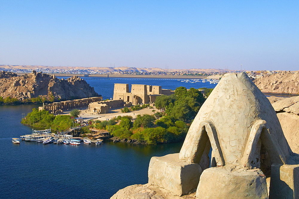 Temple of Philae, UNESCO World Heritage Site, Agilkia Island, Nile Valley, Nubia, Egypt, North Africa, Africa