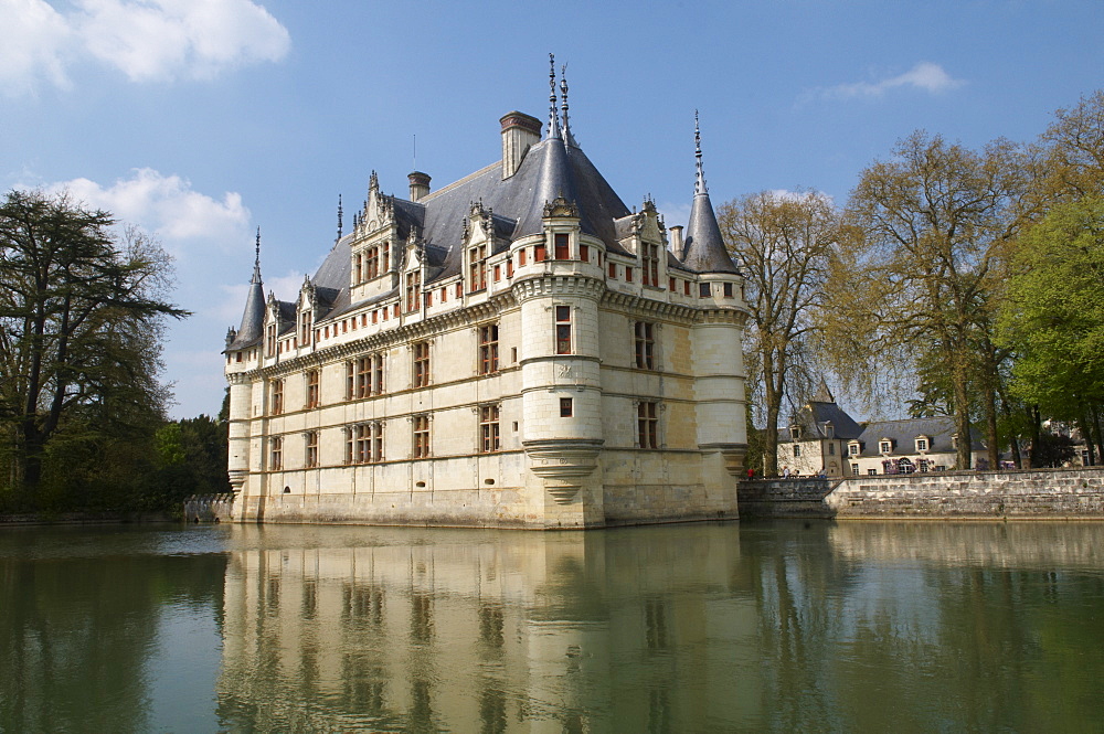 Azay le Rideau chateau, UNESCO World Heritage Site, Indre et Loire, Loire Valley, France, Europe