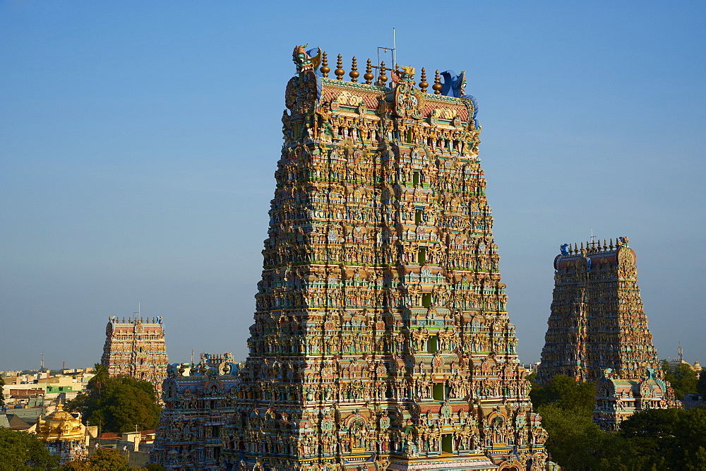 Sri Meenakshi temple, Madurai, Tamil Nadu, India, Asia