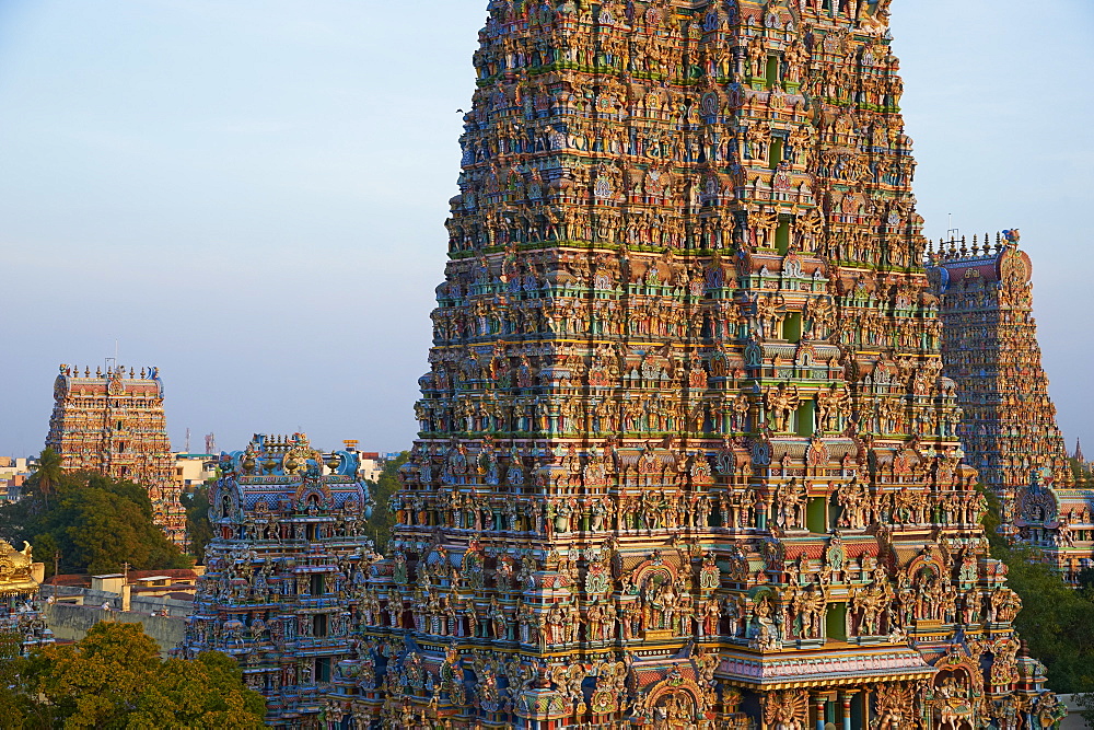 Sri Meenakshi temple, Madurai, Tamil Nadu, India, Asia