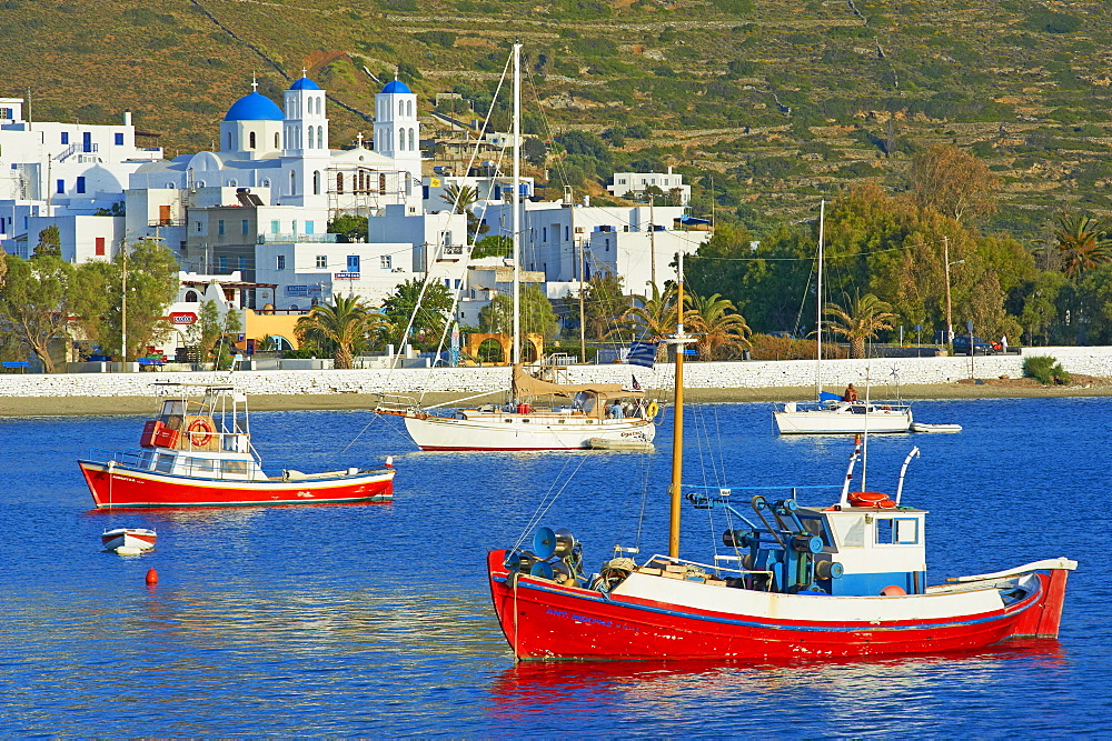 Katapola port, Amorgos, Cyclades, Aegean, Greek Islands, Greece, Europe