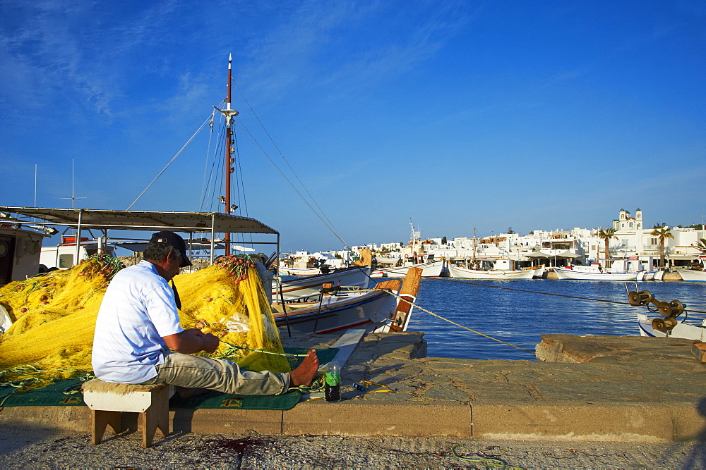 Port, Naoussa, Paros, Cyclades, Aegean, Greek Islands, Greece, Europe