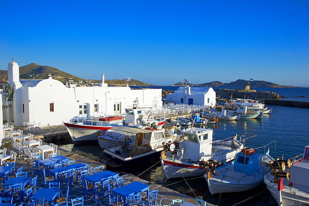 Port, Naoussa, Paros, Cyclades, Aegean, Greek Islands, Greece, Europe