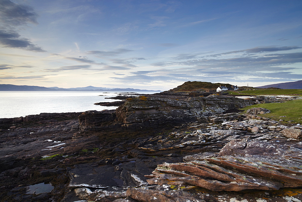 The beautiful coastline of the Applecross Peninsula at Ardban, Ross Shire, Scotland, United Kingdom, Europe