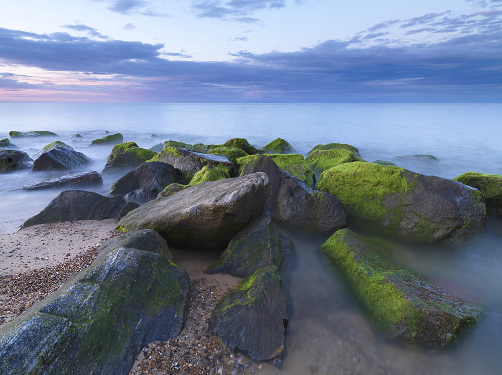 A beautiful sky on a summer evening at Caister 0n Sea, Norfolk, England, United Kingdom, Europe