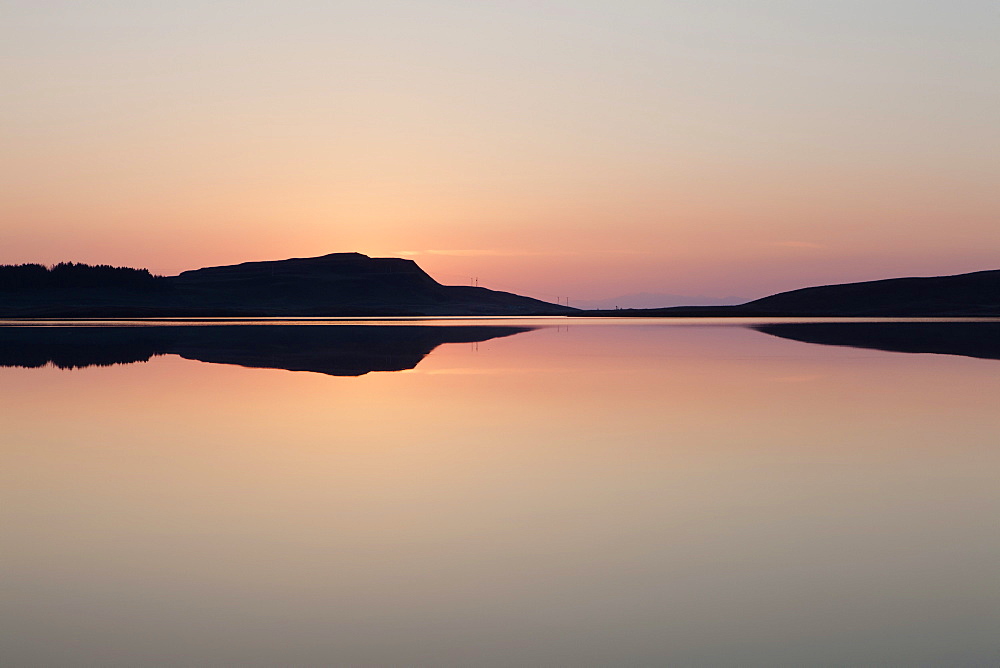 Dawn at Loch Leathan, Isle of Skye, Scotland, United Kingdom, Europe