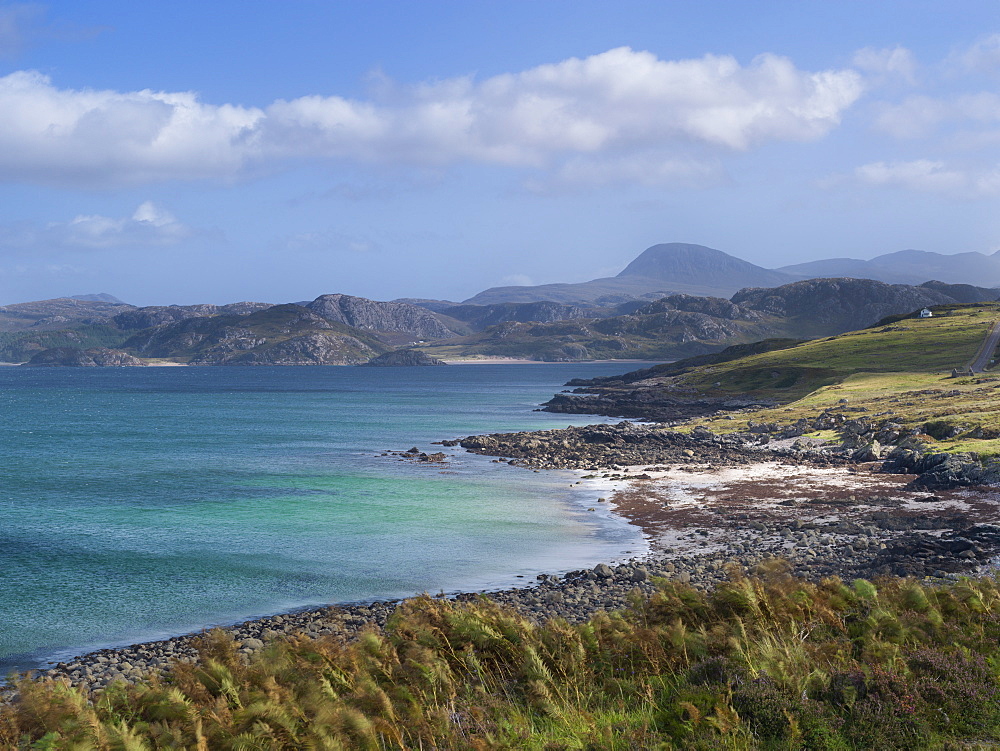 Gruinard Bay viewed from near Laide, Highlands, Scotland, United Kingdom, Europe