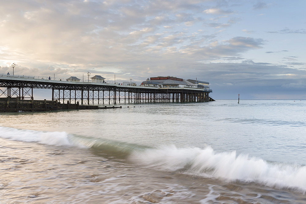 A view of Cromer Pier, Cromer, Norfolk, England, United Kingdom, Europe