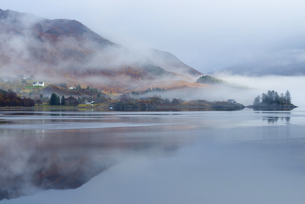 A view of Loch Long, Kintail area, Scotland, United Kingdom, Europe