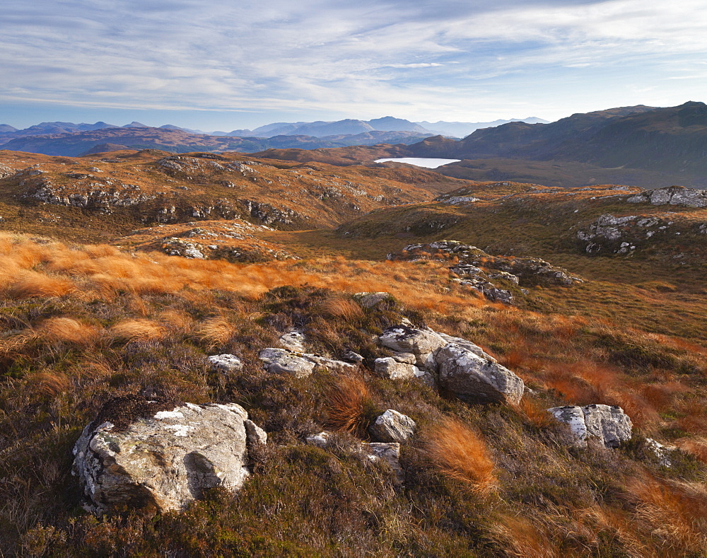 A view from Plockton Crags, Ross and Cromarty, Scotland, United Kingdom, Europe