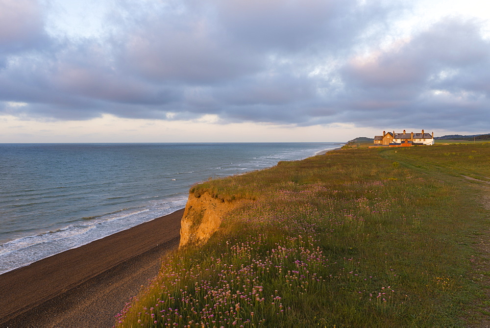 Beautiful evening light at Weybourne, Norfolk, England, United Kingdom, Europe