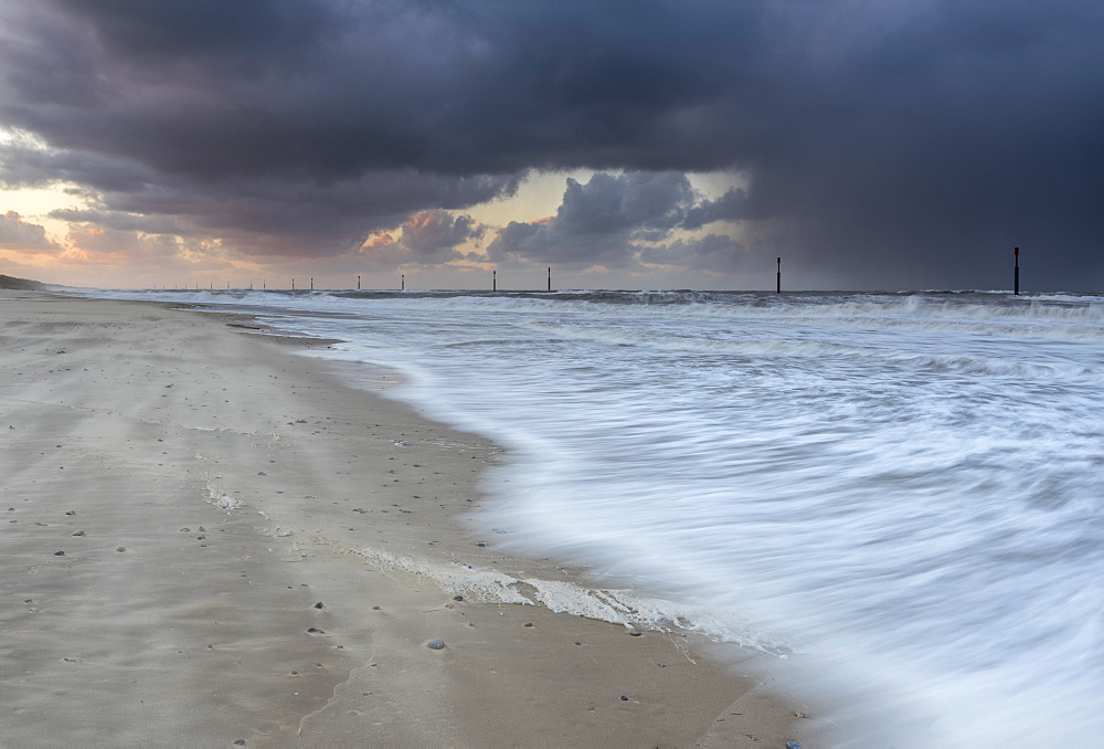 A stormy evening at Waxham, Norfolk, England, United Kingdom, Europe