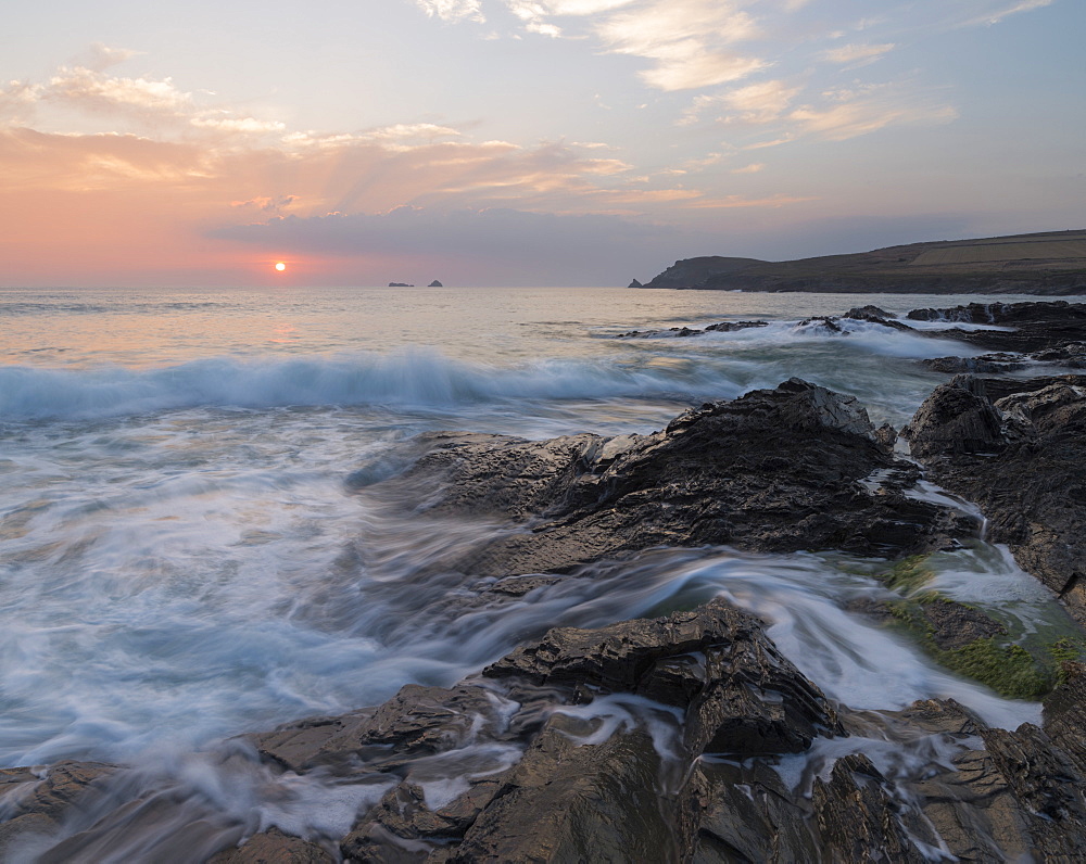 Coastal scene from Boobys Bay, Cornwall, England, United Kingdom, Europe