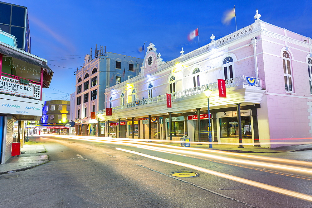 Architecture on Broad Street, Bridgetown, St. Michael, Barbados, West Indies, Caribbean, Central America