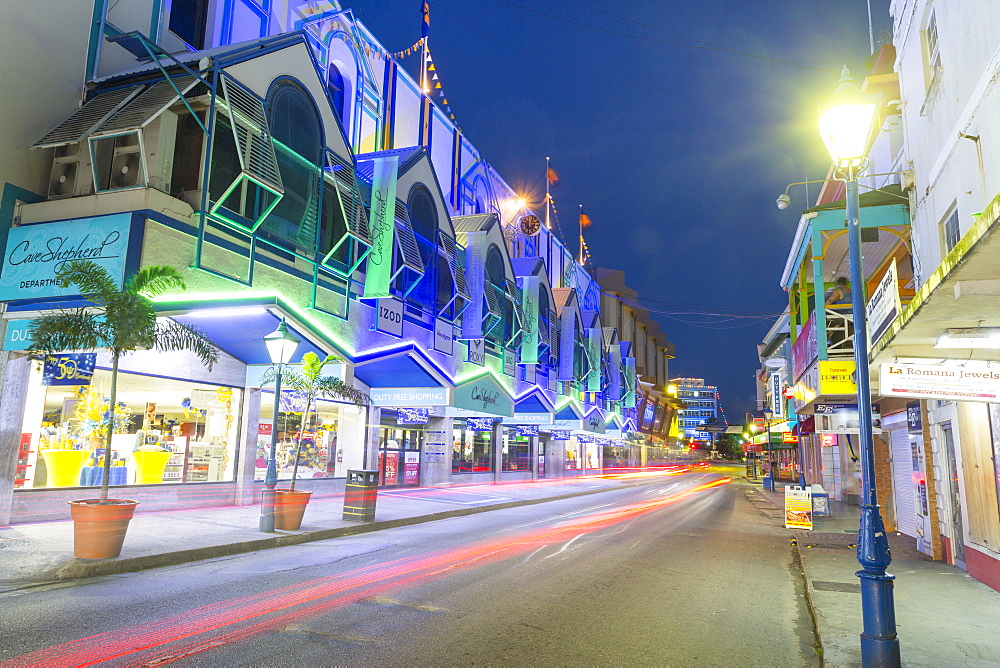 Architecture on Broad Street, Bridgetown, St. Michael, Barbados, West Indies, Caribbean, Central America