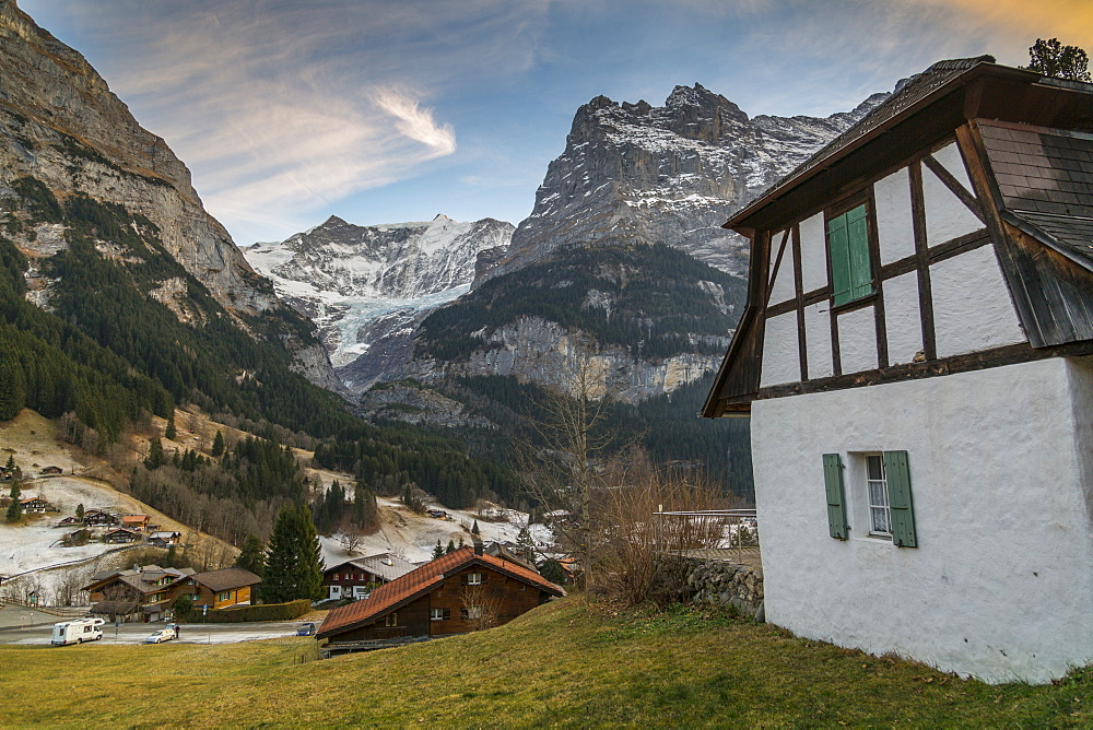 The Eiger, Grindelwald, Jungfrau region, Bernese Oberland, Swiss Alps, Switzerland, Europe