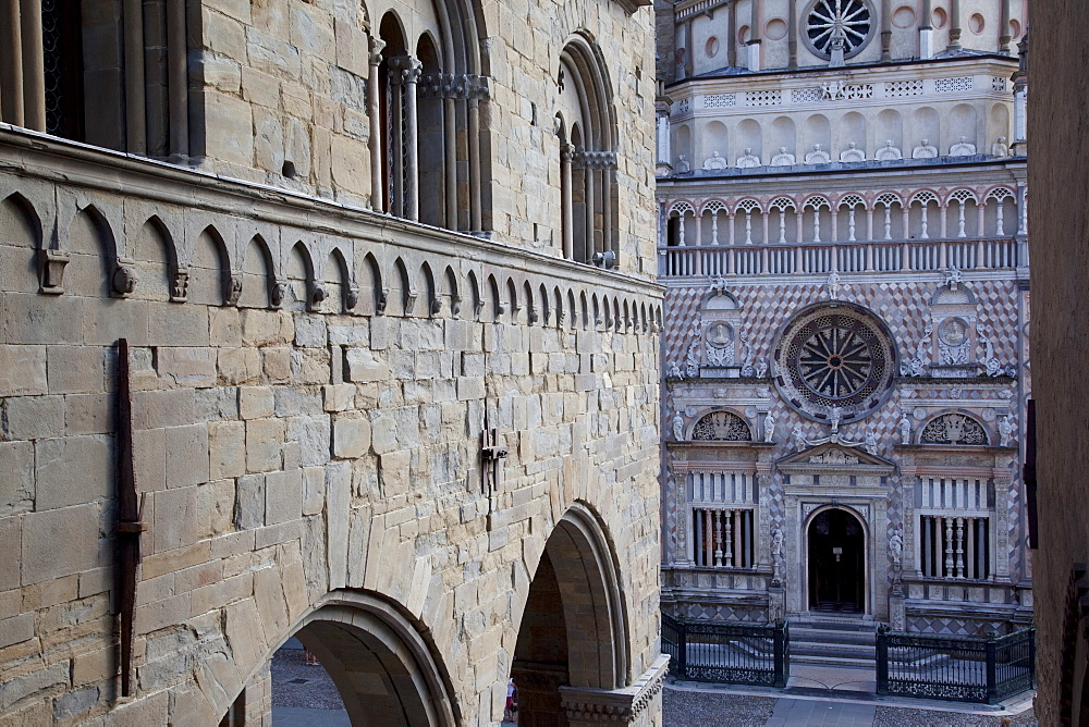 Collieoni Chapel, Piazza Vecchia, Bergamo, Lombardy, Italy, Europe