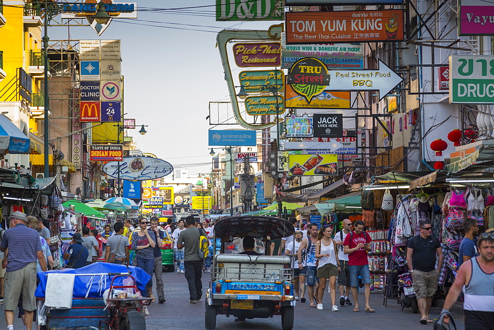 Khao San Road, Bangkok, Thailand, Southeast Asia, Asia