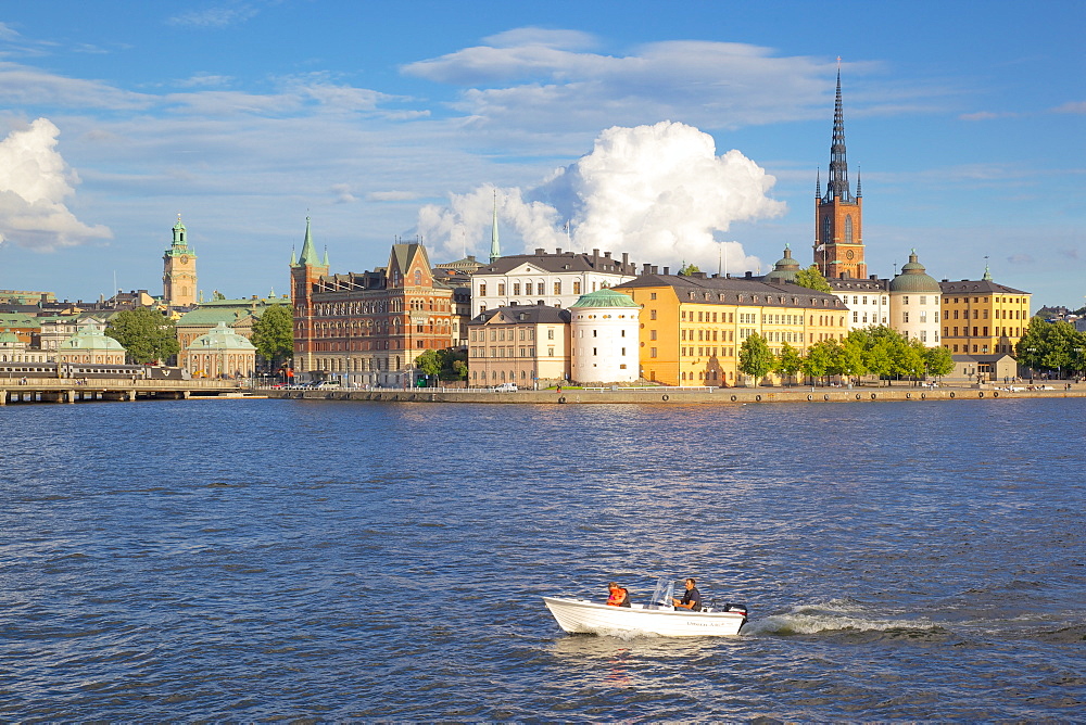 City skyline from City Hall, Stockholm, Sweden, Scandinavia, Europe