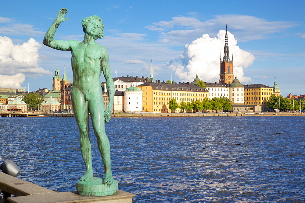 City skyline from City Hall, Stockholm, Sweden, Scandinavia, Europe