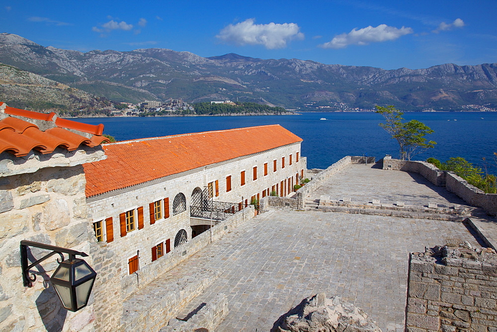 Walls of the Old Town, Budva, Montenegro, Europe