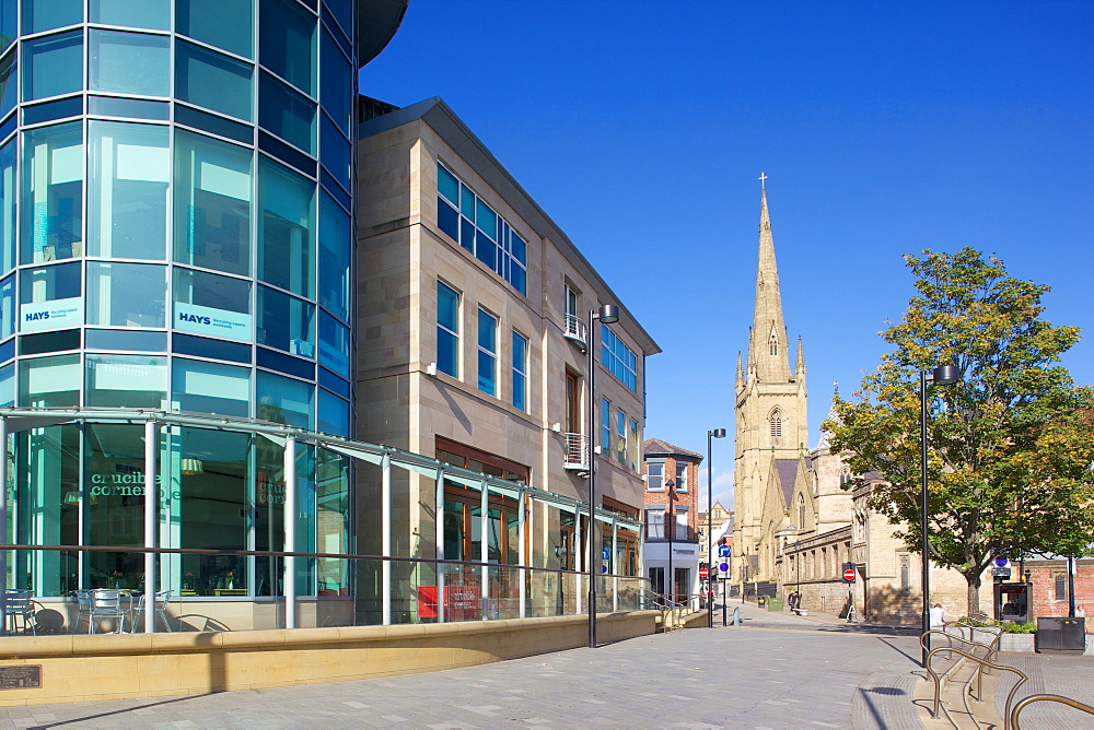 Crucible Corner, Sheffield, South Yorkshire, Yorkshire, England, United Kingdom, Europe