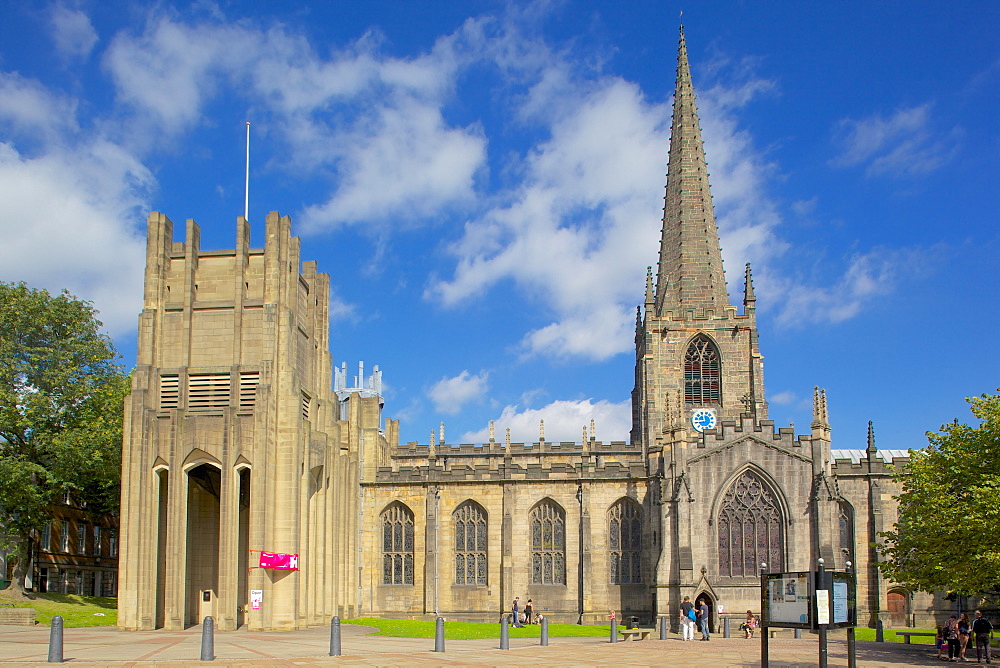 Sheffield Cathedral, Sheffield, South Yorkshire, Yorkshire, England, United Kingdom, Europe