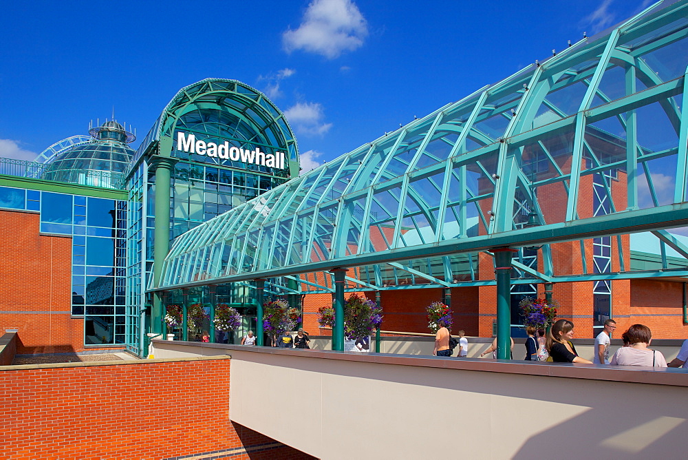 Exterior of Meadowhall Shopping Centre, Sheffield, South Yorkshire, Yorkshire, England, United Kingdom, Europe