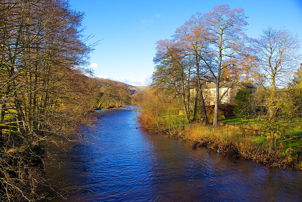 River Derwent near Hathersage, Peak District National Park, Derbyshire, England, United Kingdom, Europe