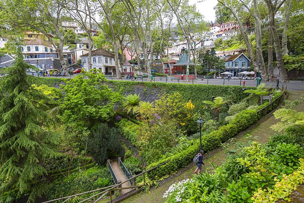 View of Parque do Monte, Funchal, Madeira, Portugal, Europe