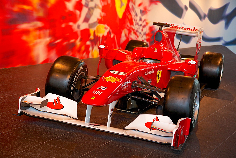 Formula 1 Racing Car, Ferrari World, Yas Island, Abu Dhabi, United Arab Emirates, Middle East