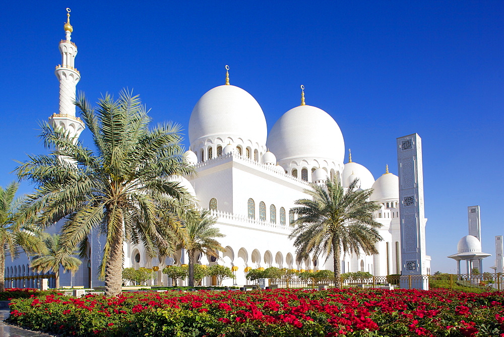 Sheikh Zayed Bin Sultan Al Nahyan Mosque, Abu Dhabi, United Arab Emirates, Middle East 