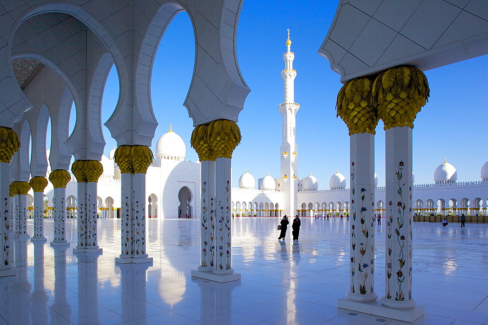 Sheikh Zayed Bin Sultan Al Nahyan Mosque, Abu Dhabi, United Arab Emirates, Middle East