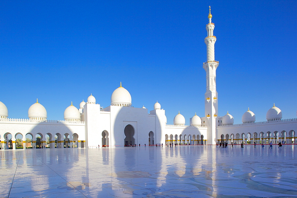 Sheikh Zayed Bin Sultan Al Nahyan Mosque, Abu Dhabi, United Arab Emirates, Middle East 