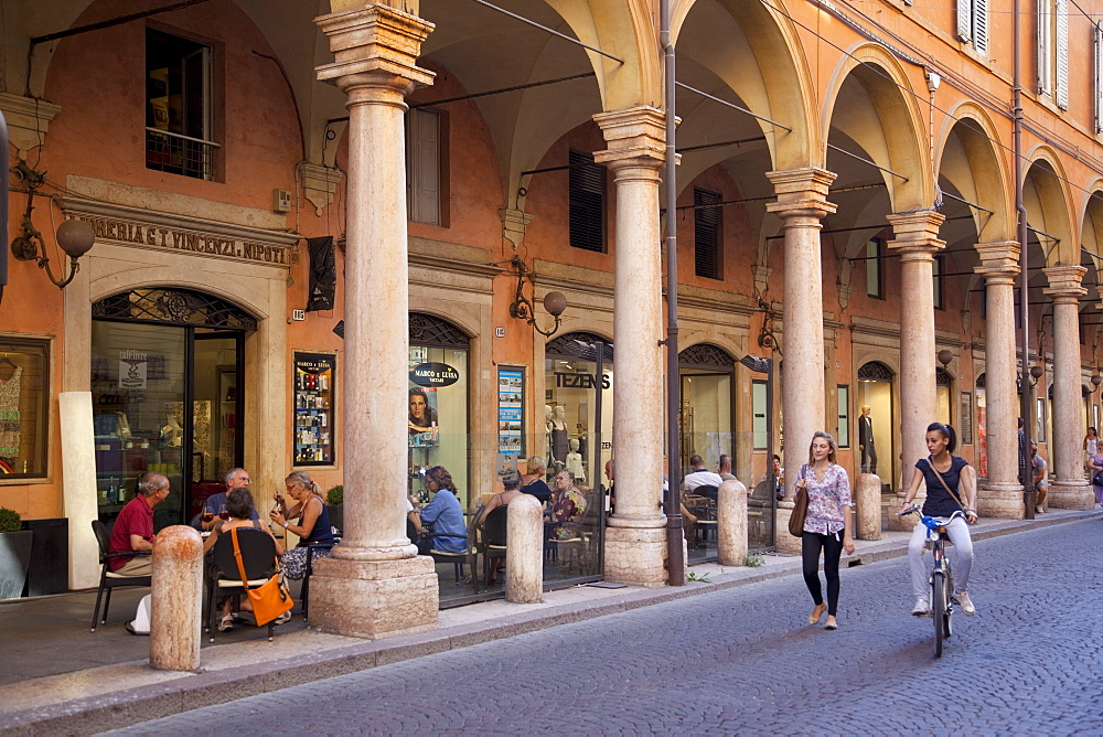 Arcades, Modena, Emilia Romagna, Italy, Europe